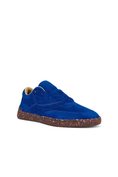 Gabriela Hearst Ohio Slip-on Sneaker In Cobalt Nubuck In Blue
