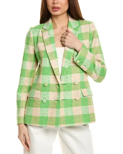 Flora Bea Nyc Violeta Coat In Green