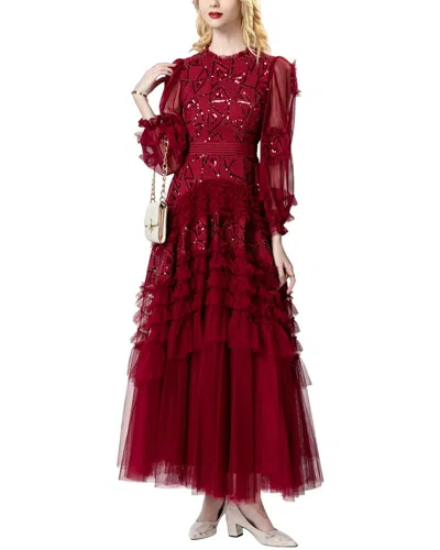 Burryco Maxi Dress In Red