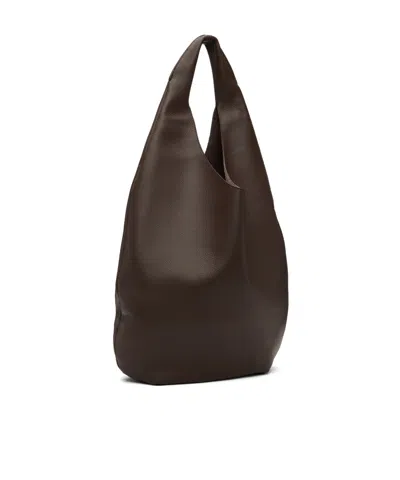 Apc A.p.c. Le Neige Shopper Bag - Leather - Brown In Brown