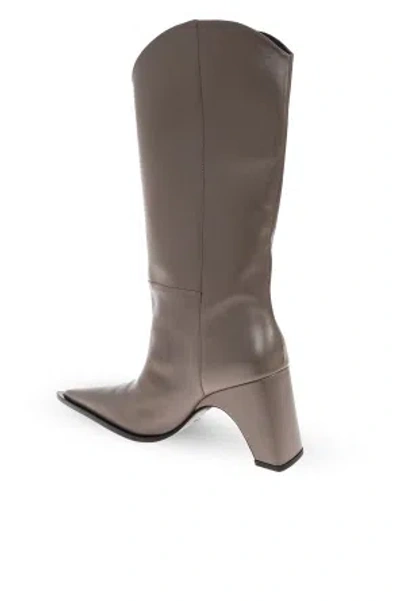 Coperni Taupe Cowboy Bridge Tall Boots In Neutral
