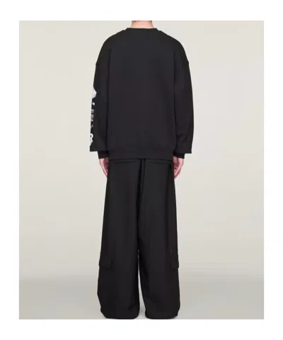 Y-3 Men's Graphic Crew Sweat In Black