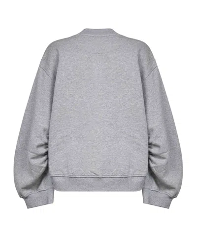 Attico Sweatshirt In Gray