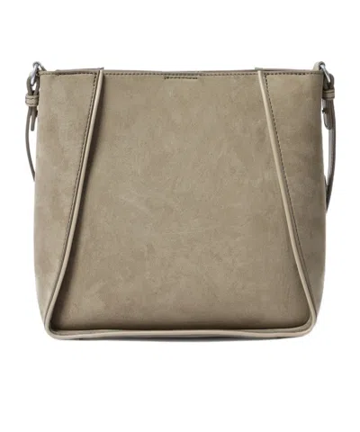 Stella Mccartney Khaki Crossbody Bag With Adjustable Strap In Neutral