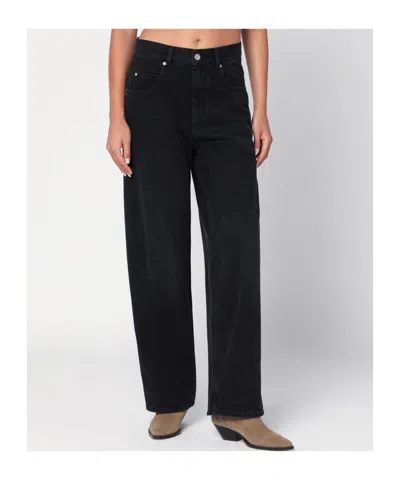 Isabel Marant Faded-effect Black Jeans In Black