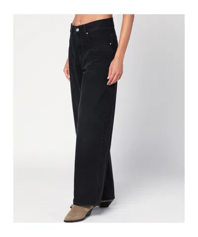 Isabel Marant Faded-effect Black Jeans In Black