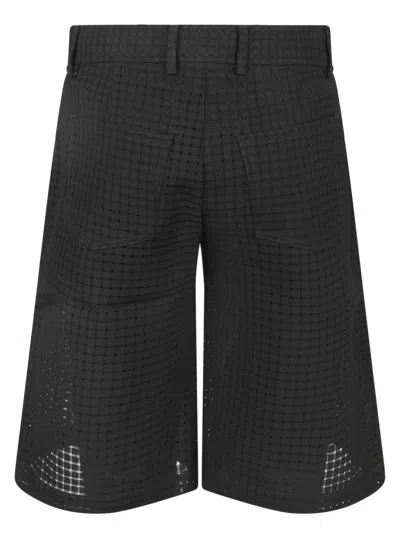Séfr Belt Loop Shorts In Black