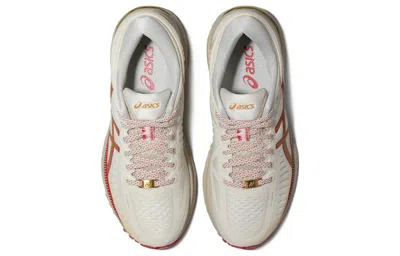 Asics (wmns) Metarun 'white Metallic Gold' In Red