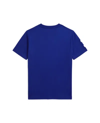 Polo Ralph Lauren Toddler And Little Boys Big Pony Heavyweight Cotton Jersey T-shirt In Blue