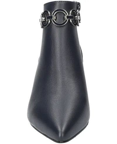 Easy Street Women's Jinx Ankle Zipper Dress Booties In Black