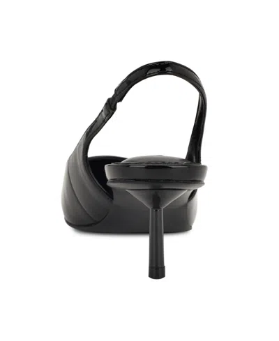 Nine West Hunny Slingback Pointed Toe Pump In Black