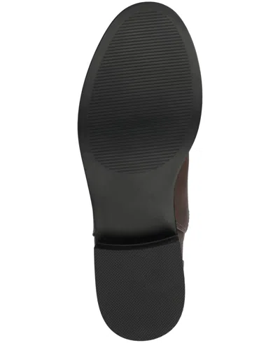 Journee Collection Journee Women's Gema Medium And Wide Width Knee High Riding Boots In Brown