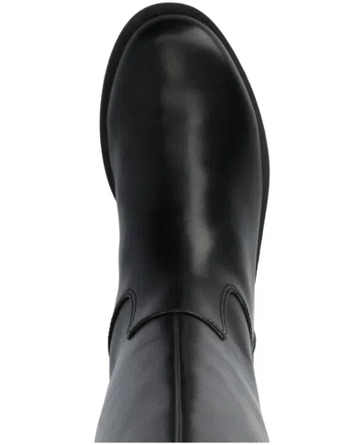 Journee Collection Journee Women's Gema Medium And Wide Width Knee High Riding Boots In Black