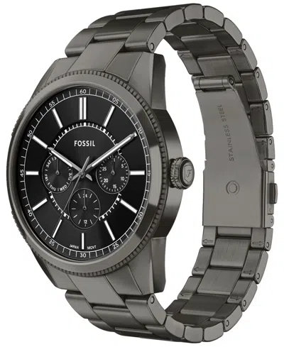 Fossil Men's Pearson Black Dial Watch In Gray