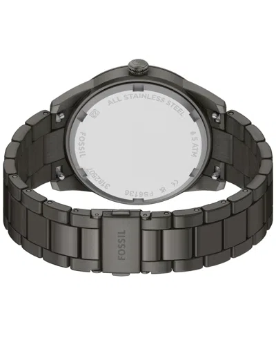 Fossil Men's Pearson Black Dial Watch In Gray
