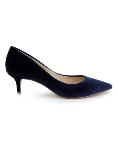 Jewel Badgley Mischka Women's Enola Velvet Pumps In Blue