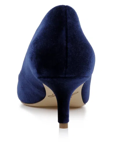 Jewel Badgley Mischka Women's Enola Velvet Pumps In Blue