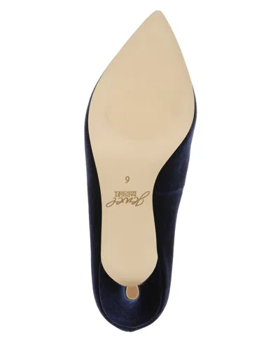 Jewel Badgley Mischka Women's Enola Velvet Pumps In Blue
