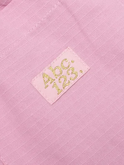 Advisory Board Crystals Pull-tab Pocketed Shorts In Pink