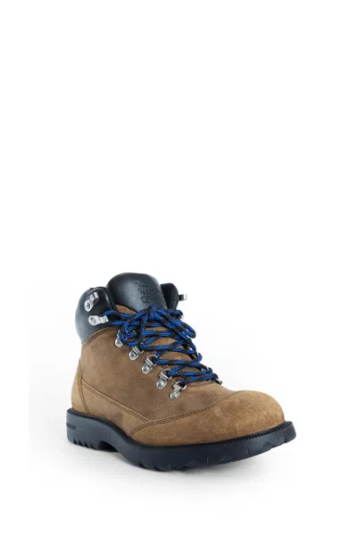 Burberry Moor Suede Lace-up Hiking Boots In Brown