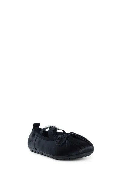Simone Rocha Ballerinas With Delicate Embellishments And Comfortable Fit In Black