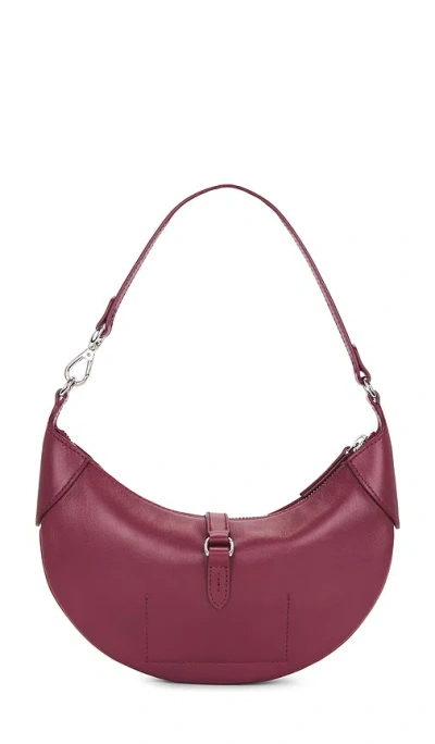 Polo Ralph Lauren Sport Calf Polo Id Mini Shoulder Bag Pomegranate In Red