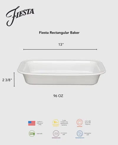 Fiesta Linen Rectangular Baker 9" X 13" In Neutral