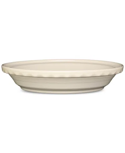 Fiesta Linen Deep Dish Pie Baker 10.25" In Neutral