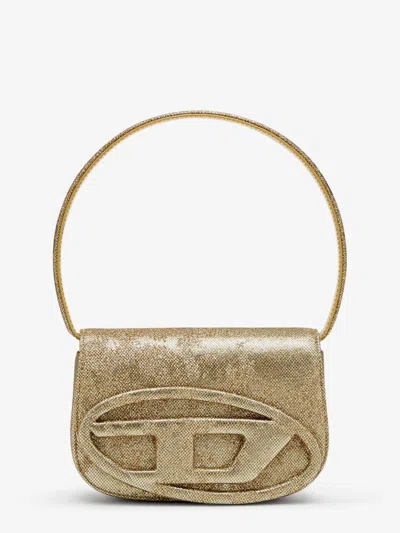 Diesel 1dr-iconic 1dr Bag In Glitter-camo Lurex In Multi