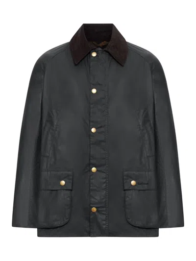 Barbour Waxed Bedale Jacket In Nude