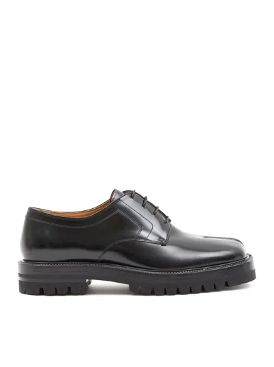 Maison Margiela Brogue Lace Ups In Black