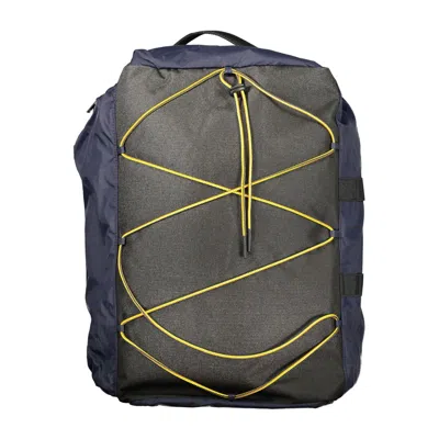 K-way Blue Polyester Backpack In Gray