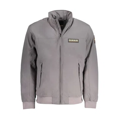Napapijri Gray Polyamide Jacket In Gray