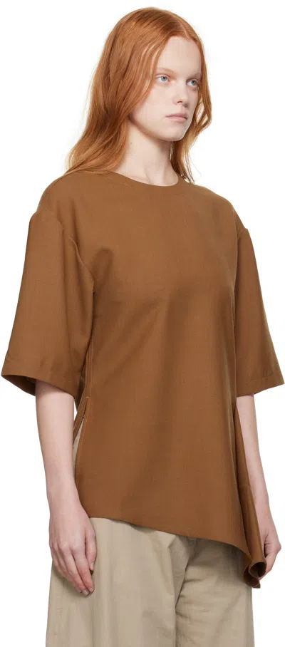 Studio Nicholson Vichy Top In Brown