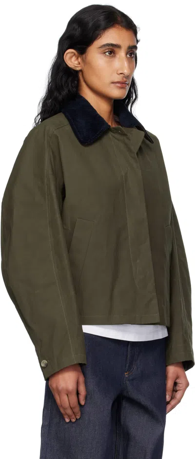 Apc A.p.c. "becca" Jacket In Green