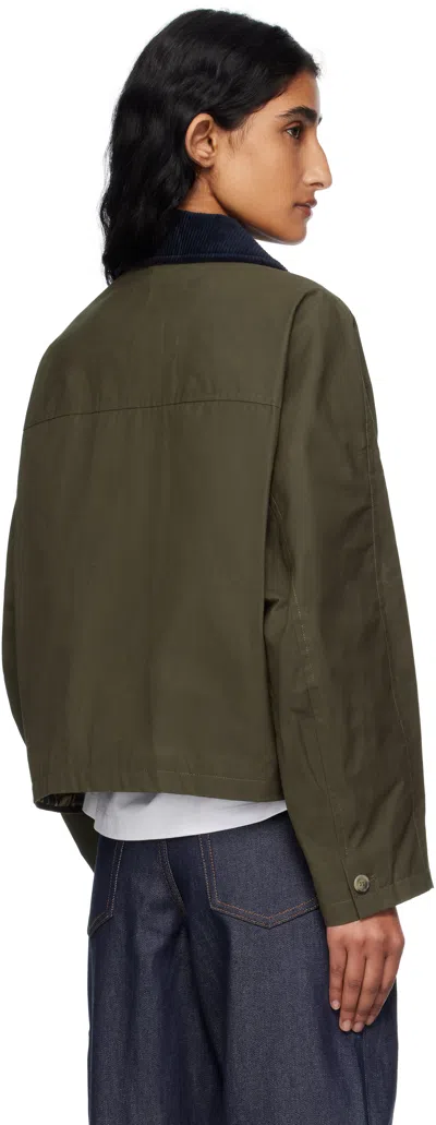 Apc A.p.c. "becca" Jacket In Green