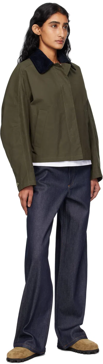 Apc A.p.c. "becca" Jacket In Green