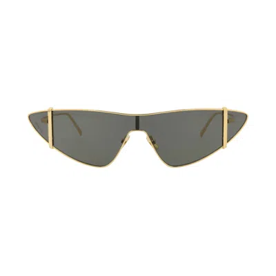 Pre-owned Saint Laurent Cat Eye Sunglasses 'gold/grey' | Women's Size Onesize