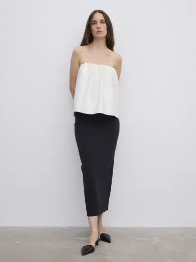 House Of Dagmar Rouched Tube Dress In Multi