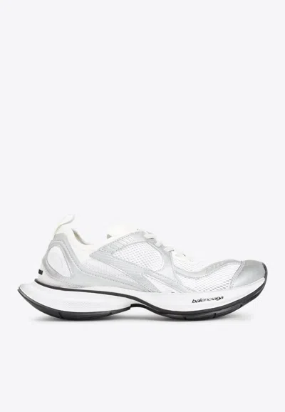 Balenciaga Circuit Canvas Low-top Sneakers In White