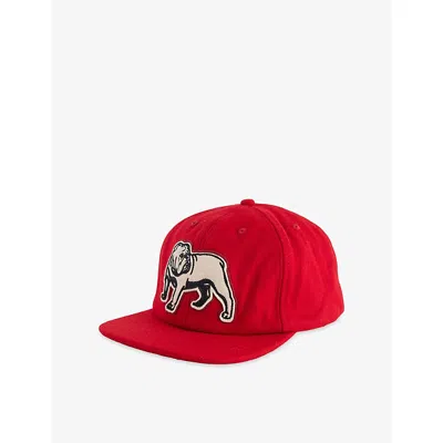 Icecream Mens Red Bulldog Wool-blend Bulldog Cap Xs In Red