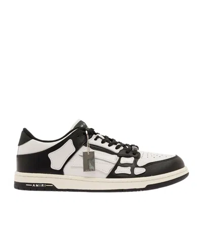 Amiri Mens Black Skel Top Bandana-print Leather Low-top Trainers