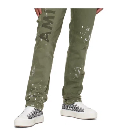 Amiri Monogram High-top Sneakers In White