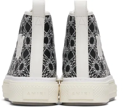 Amiri Monogram High-top Sneakers In White