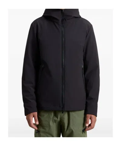 Woolrich Giacca Pacific In Softshell In Black