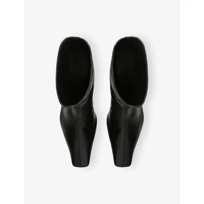 Khaite Ona Ankle Boots 55 In Black