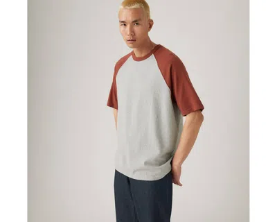 Levi's Half Sleeve Raglan T-shirt In Brown