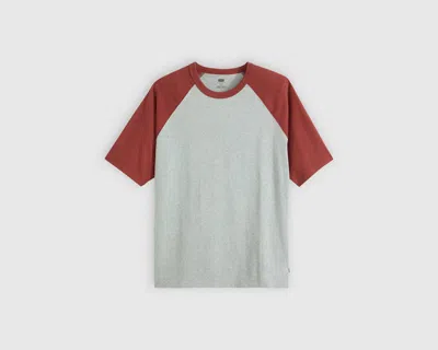 Levi's Half Sleeve Raglan T-shirt In Brown