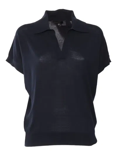 Filippo De Laurentiis Skipper Short-sleeve Top In Blue