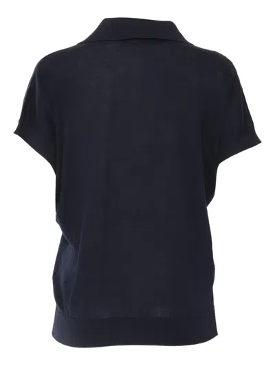 Filippo De Laurentiis Skipper Short-sleeve Top In Blue